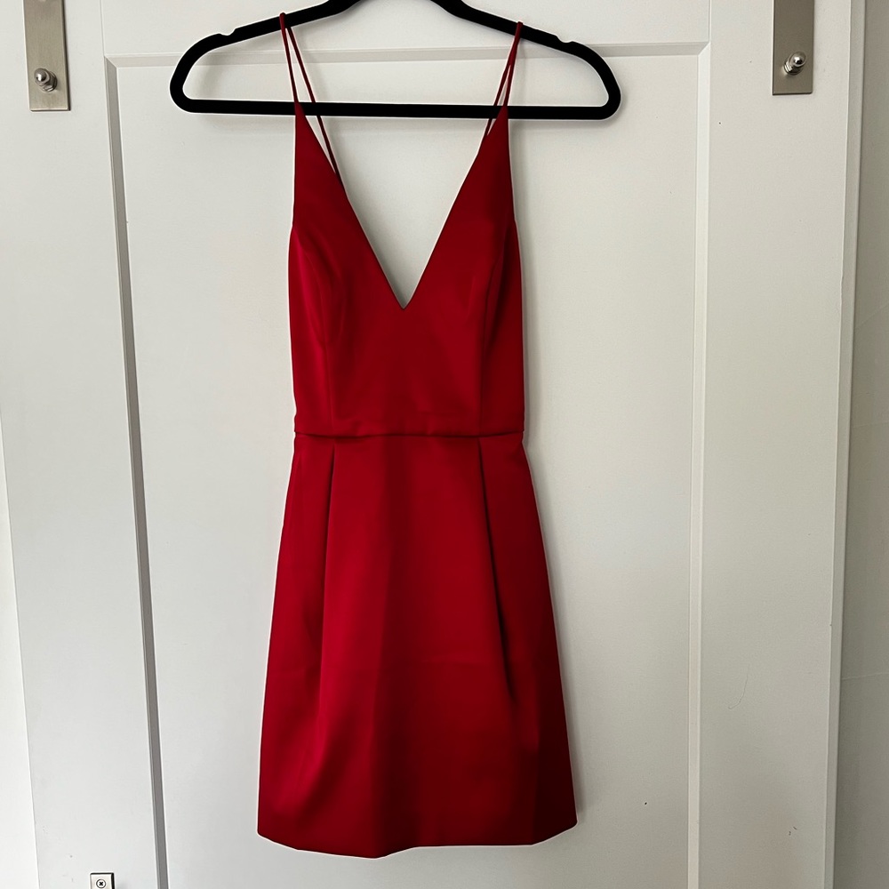 TOPSHOP Red Dress